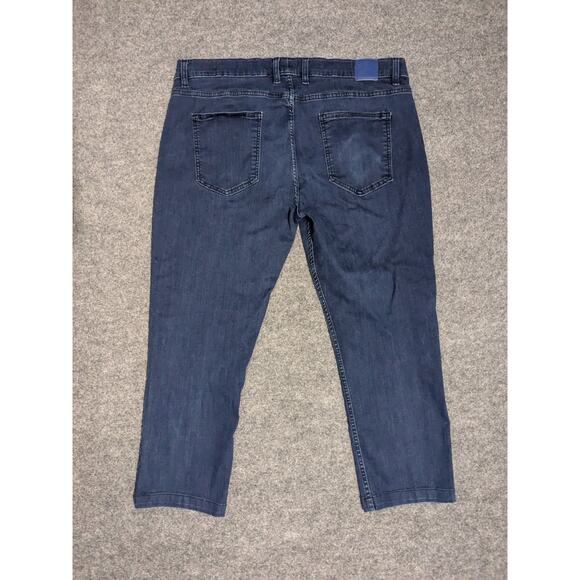 Mugsy Studio Blue Jeans Mens Size 42x30 (38x25) Straight Leg Stretch - Picture 2 of 11